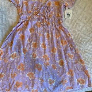 Billabong Women’s Lilac Dress and orange Floral